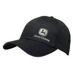 JOHN DEERE BLACK CAP WITH SIDE LOGO